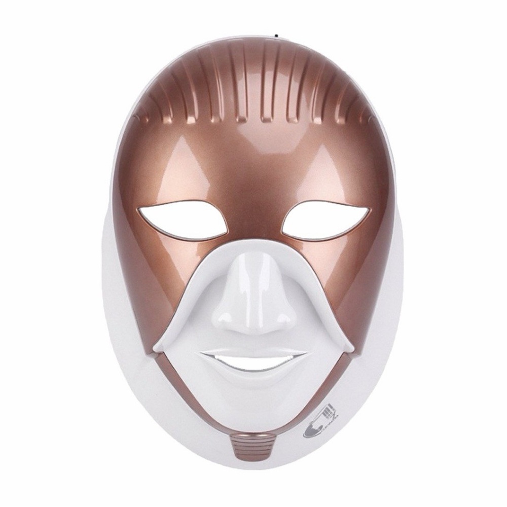 LED Red Light Facial Mask Device - Rose Gold
